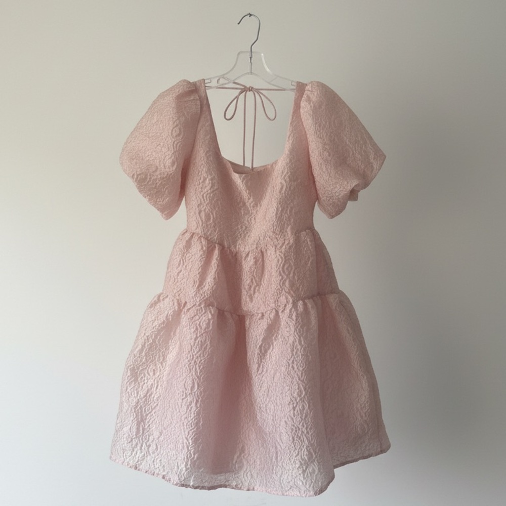 NWT ASTR the Label “Principessa” Pink  Cutout Babydoll Dress | Size Medium